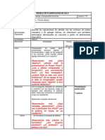 MODELO DE PLANIFICACIÓN DE AULA