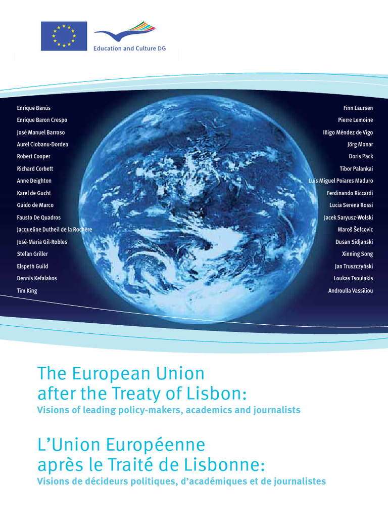 The European Union After The Treaty of Lisbon | PDF | Economies ...