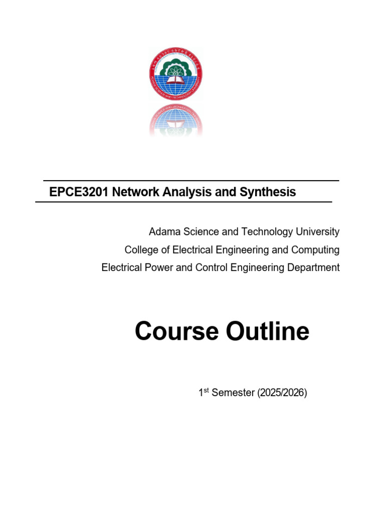 EPCE3201 Network Analysis and Synthesis | PDF | Engineering | Network ...