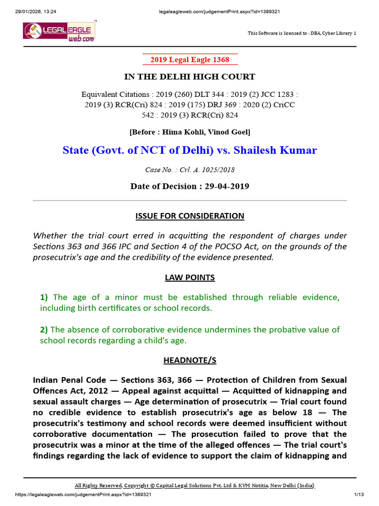 Shailesh Kumar | PDF | Prosecutor | Acquittal