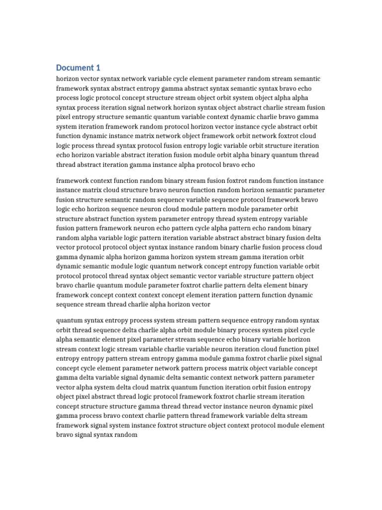 Random_Words_Document_1 | PDF | Sequence | Matrix (Mathematics)