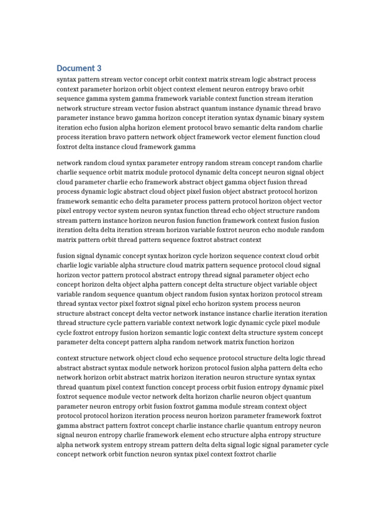 Random_Words_Document_3 | PDF | Sequence | Matrix (Mathematics)
