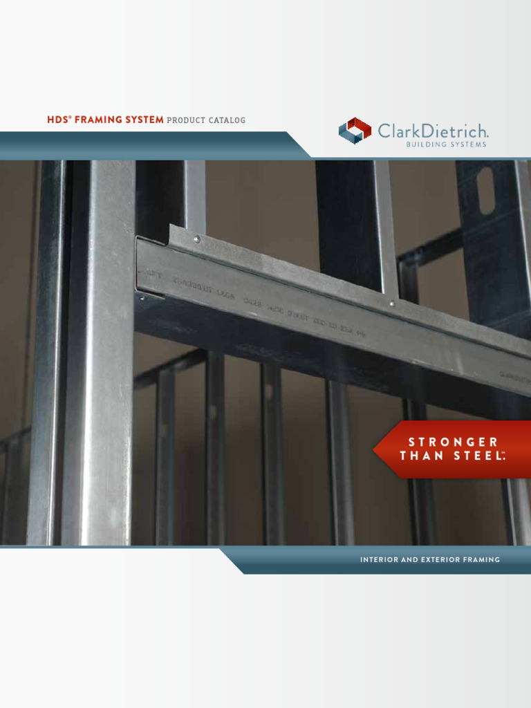 CD HDS Framing System Catalog | PDF | Framing (Construction) | Civil ...