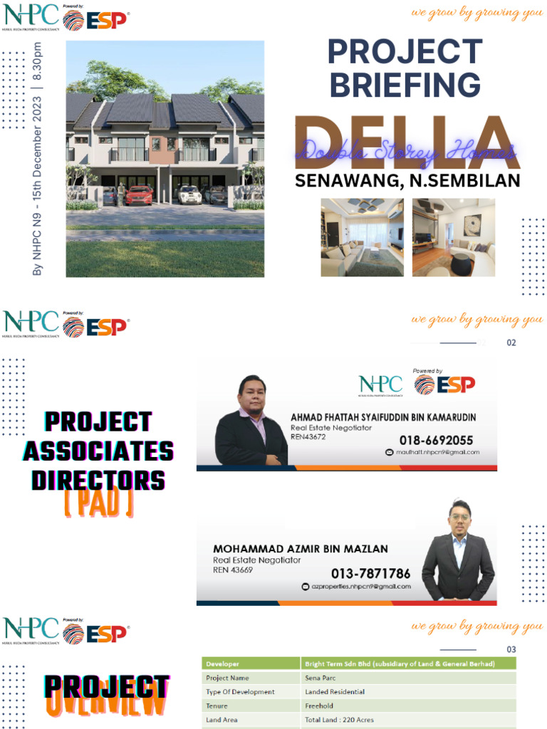 Slide Project Briefing Sena Parc - Senawang (Internal Used)(1) | PDF ...