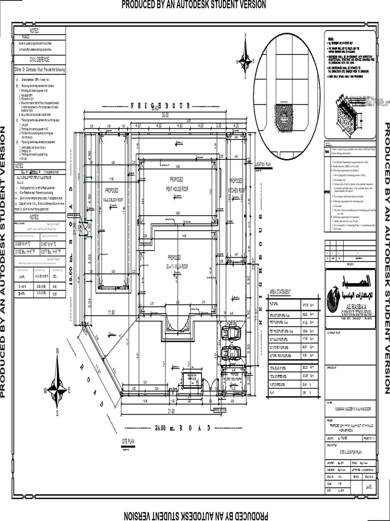 Arch Plans For Qatari Villa | PDF | Building Technology | Building ...