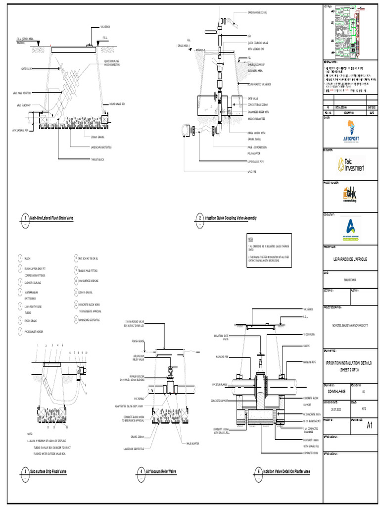 Sd-nm-la 605 Typical Installation Details-sheet 2 | PDF | Pipe (Fluid ...