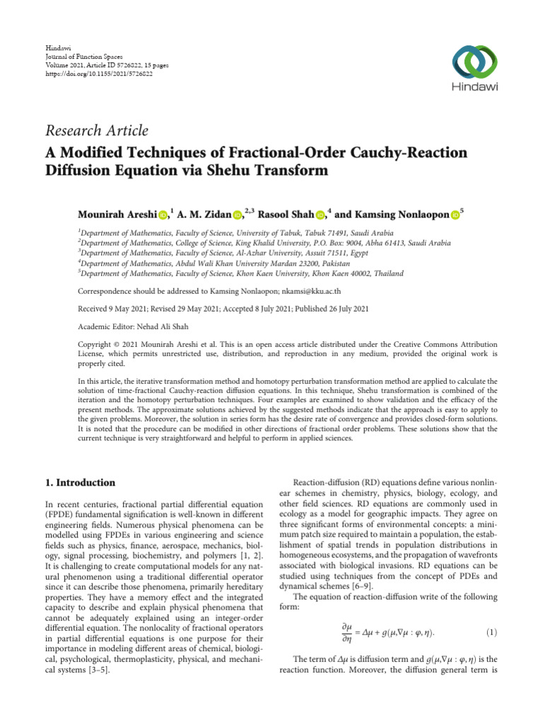 A Modified Techniques of Fractional Orde | PDF | Calculus ...