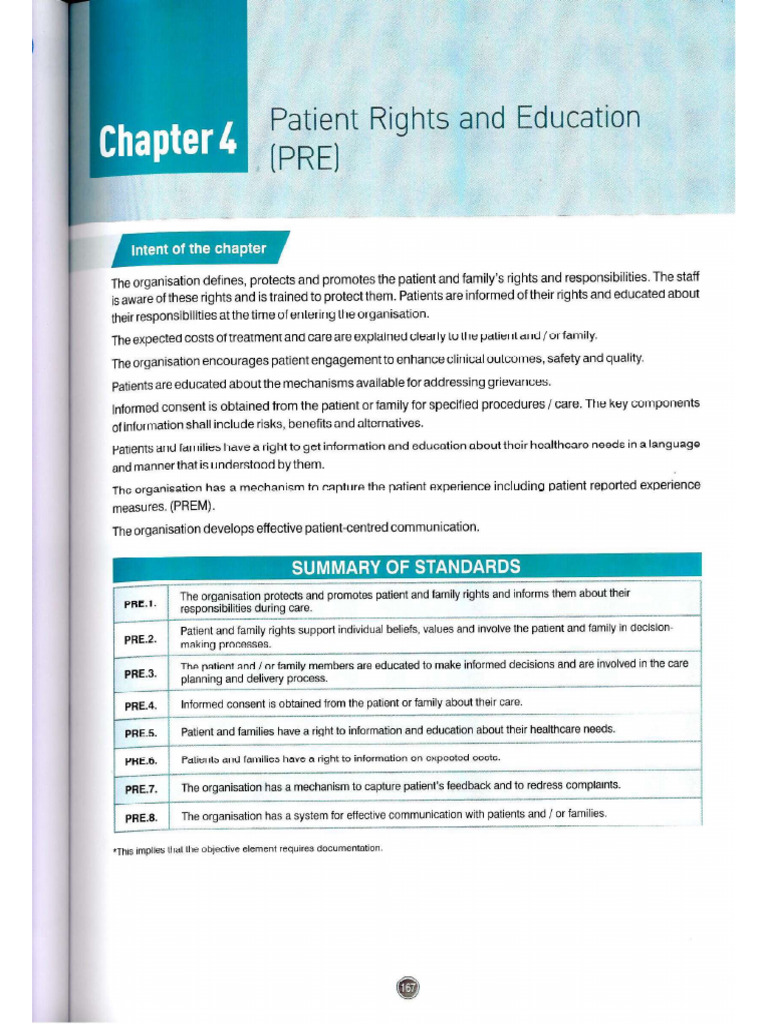 (Chapter 4) Patient Rights and Education (Pre) (1) | PDF
