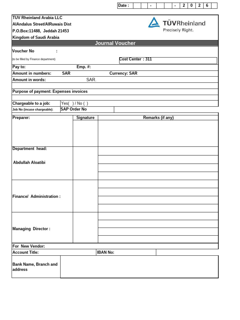 J V Form | PDF