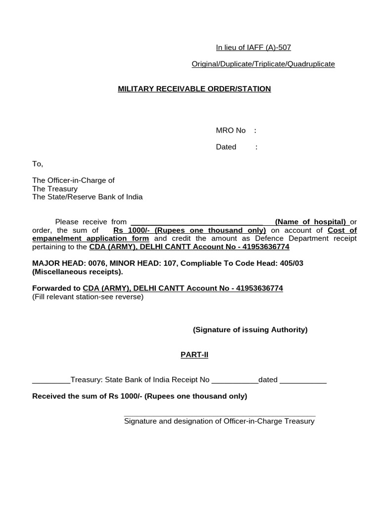MRO For Emp Hospital | PDF