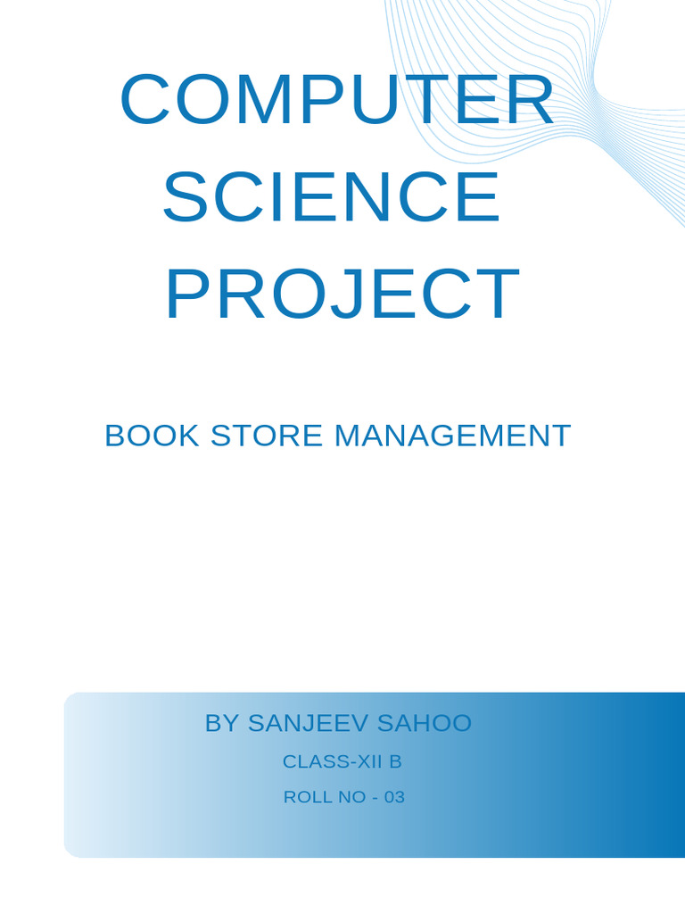 Book Store Management | PDF | E Commerce | Customer Experience