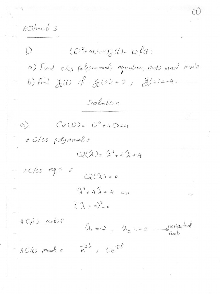 Sheet3 Solution 1 | PDF