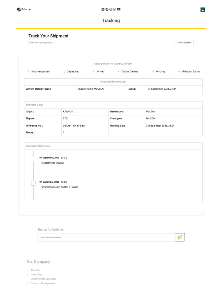 Leopards Courier Services - Official Website | PDF