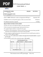 Math Aa HL Formula Booklet | PDF
