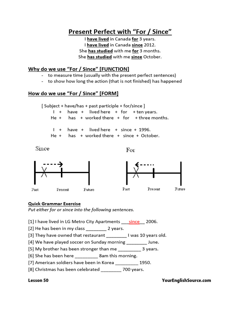 Present Perfect | PDF