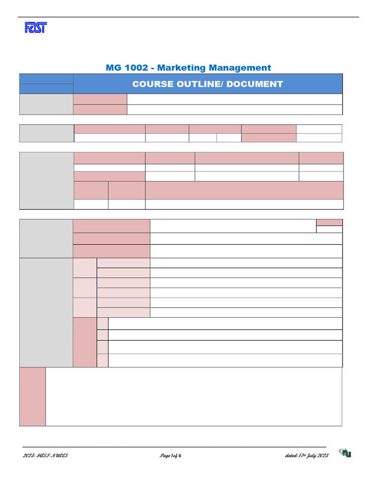 Course Outline MG1002 Marketing Management Fall 2023.PdfCS 1002 PF ...