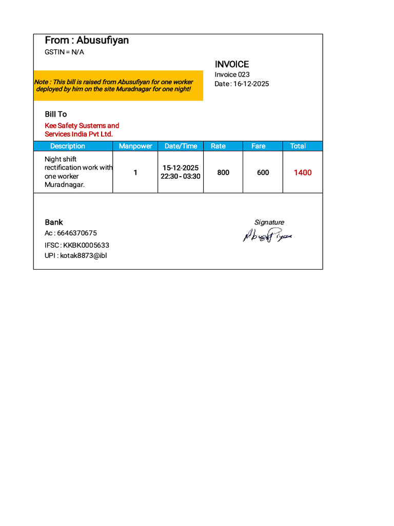 Labour Bill | PDF