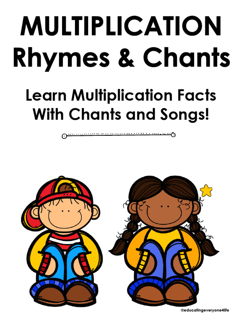 Multiplication Rhymes and Chants | PDF