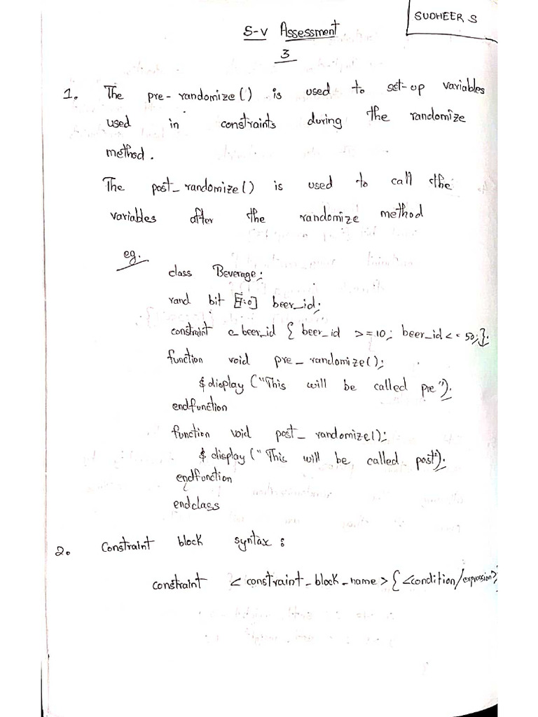 SV Assessment 3 Sudheer S | PDF