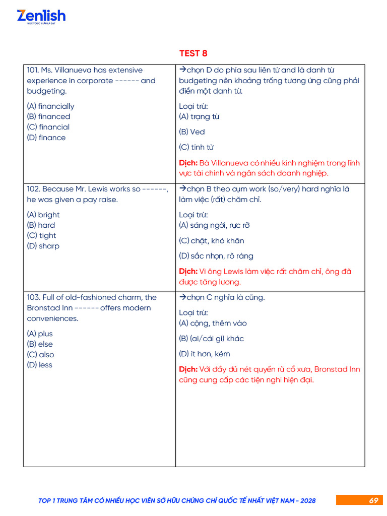 TEST 8 | PDF