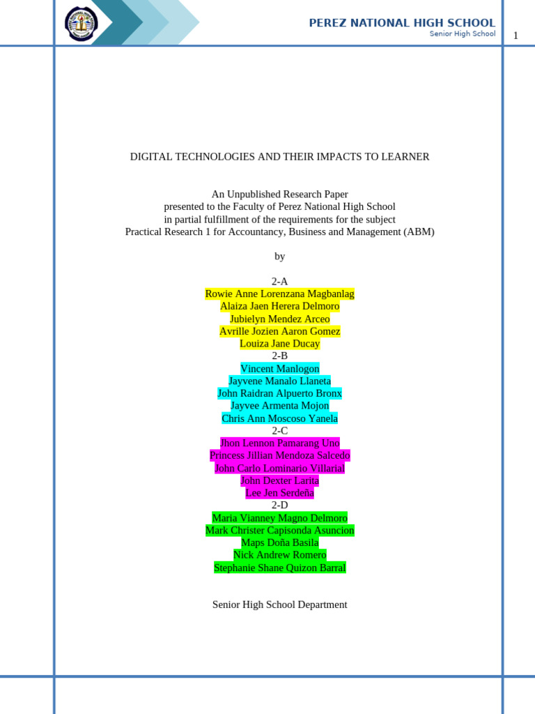 Reference For Revision of Manuscript Humss 2 | PDF | Learning | Teachers