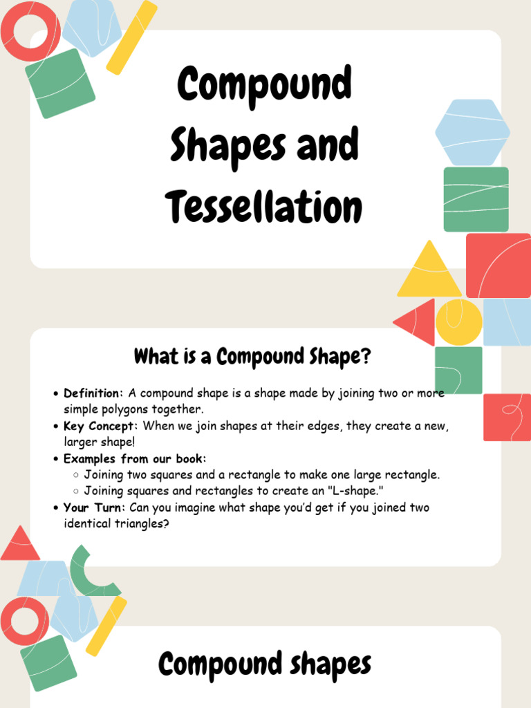 Compound Shapes and Tessellation | PDF