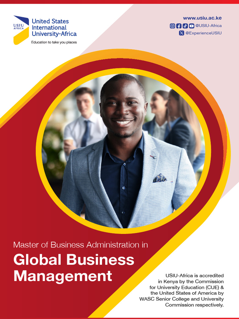 MBA-Global Business Management | PDF | Master Of Business ...