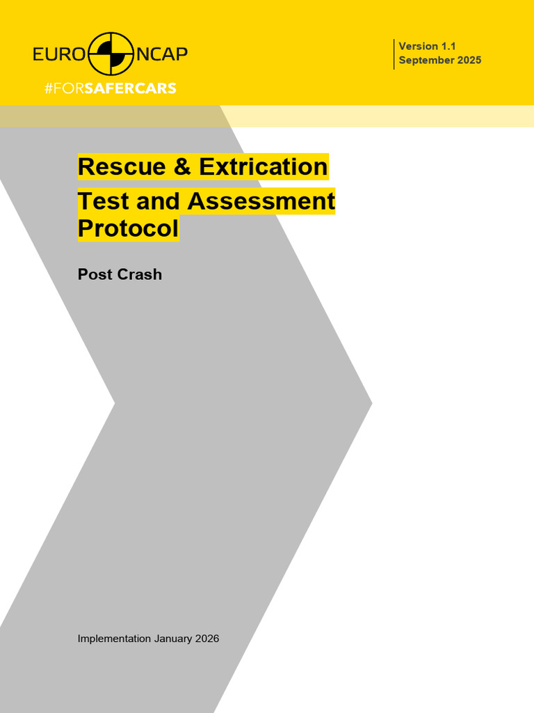 Euro Ncap Protocol Post Crash v11 | PDF | Trunk (Car) | Door