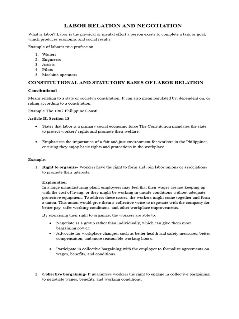 Labor Relation Prelim Topic | PDF | Cost Of Living | Employment