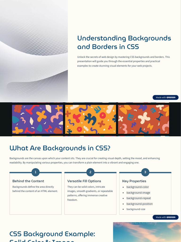 Understanding-Backgrounds-and-Borders-in-CSS | PDF | Software ...