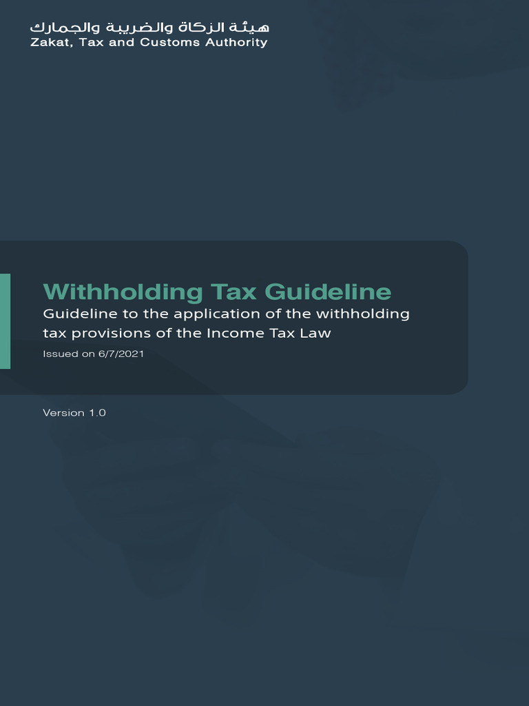WHT Guideline KSA | PDF | Know How | Royalty Payment
