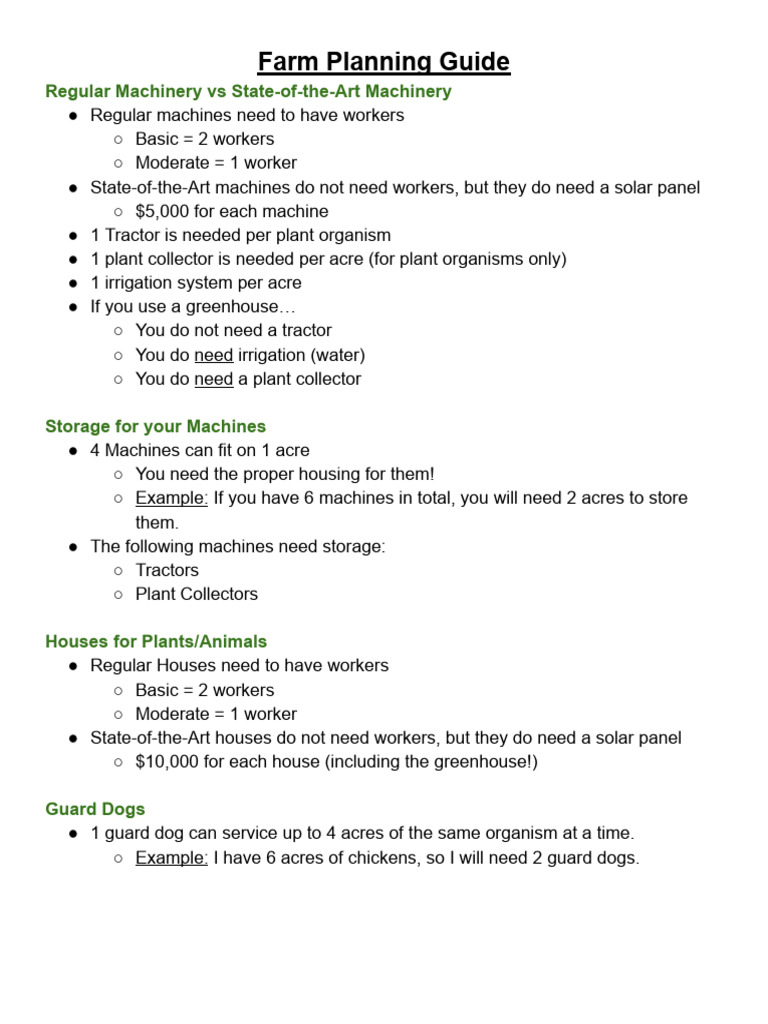 Farm Planning Guide (Bilingual) | PDF