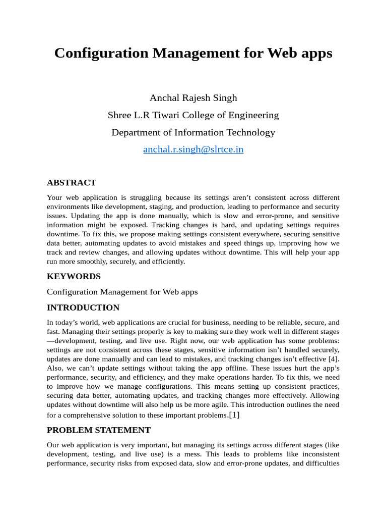 Research Paper | PDF | Computing | Information Technology Management