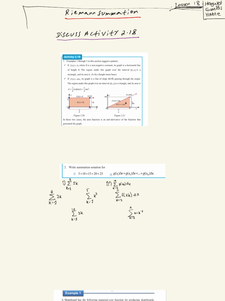Math 12 Unit 2 Lesson 18 | PDF