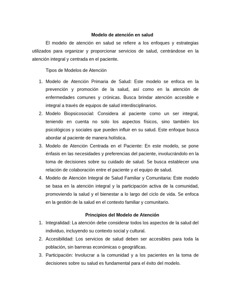 Eduardo Modelos de Atencion y Gestion | PDF | Cuidado de la salud ...