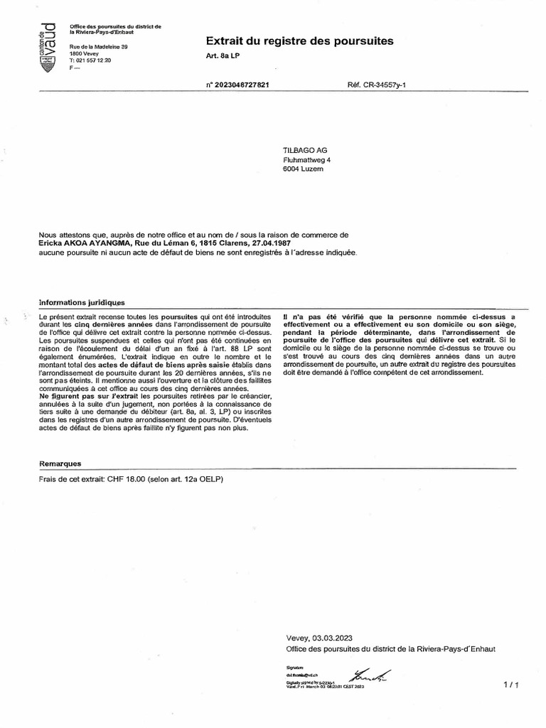2022 Extrait | PDF | Dettes