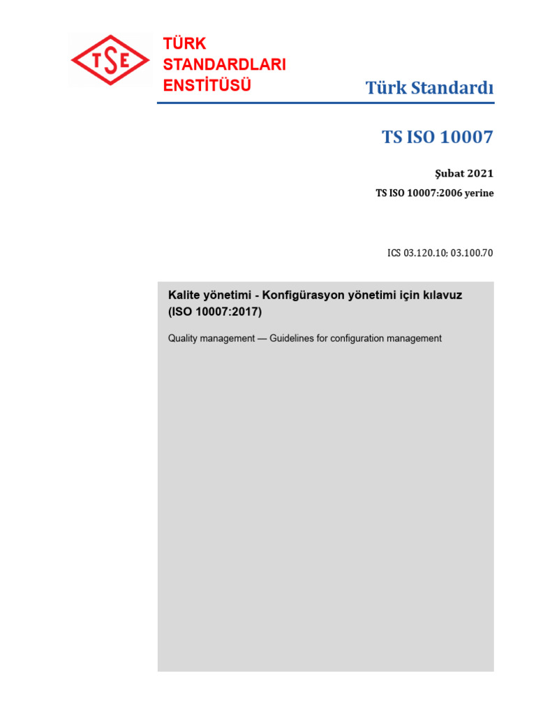 TS Iso 10007 | PDF