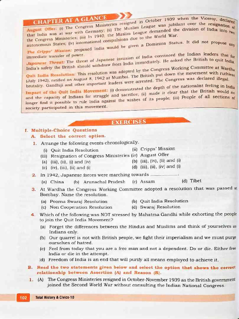 Chapter 7 History | PDF | Indian Nationalism | British India