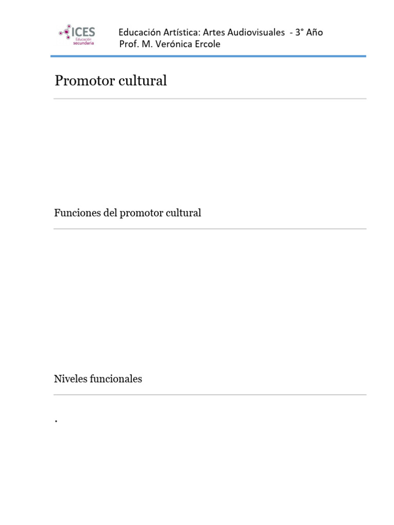 Promotor Cultural | PDF | Museo | Etnografía