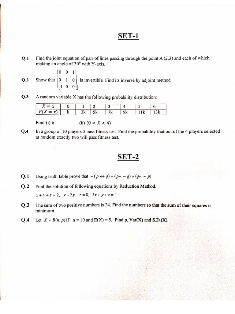 Maths Practical Feb 26 | PDF