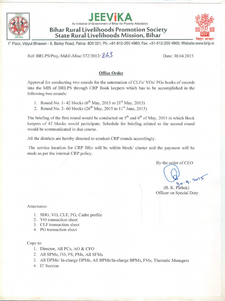 SHG, Vo, CLF, PG, R&P Format | PDF