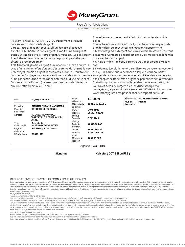 Recu Dzamba | PDF