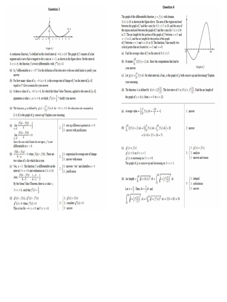 07GraphAnalysisandTheoremFRQs Withsolutions | PDF