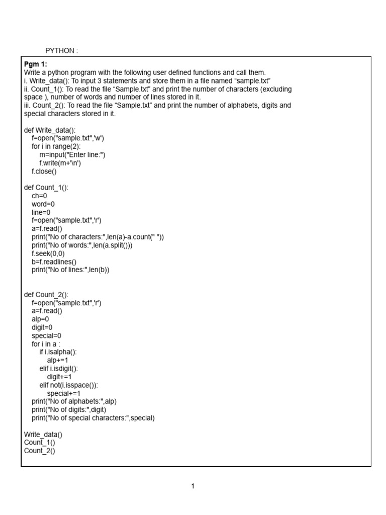 XII - CS Practice Program For Practicals | PDF | Table (Database) | Sql