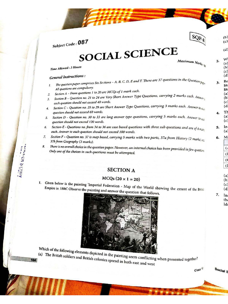 Practice Paper Social | PDF