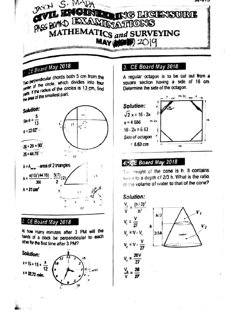 2018 Boards (Math - Structural) - Printer Friendly Version | PDF