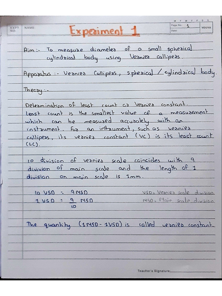 Physics Experiment (2) | PDF