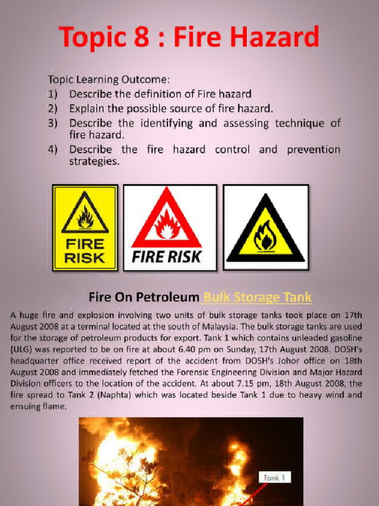 Fire Hazards | PDF