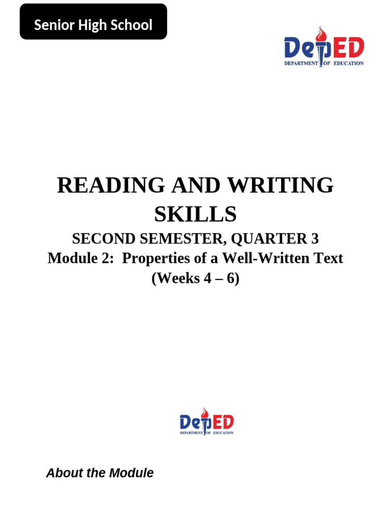 Reading and Writing S2Q3 Module 2 For Students | PDF | Malware | Sports