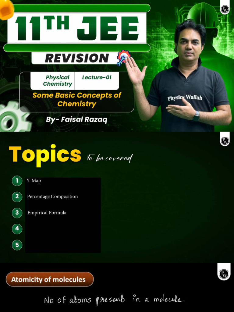 Some Basic Concepts of Chemistry 01 Class Notes | PDF